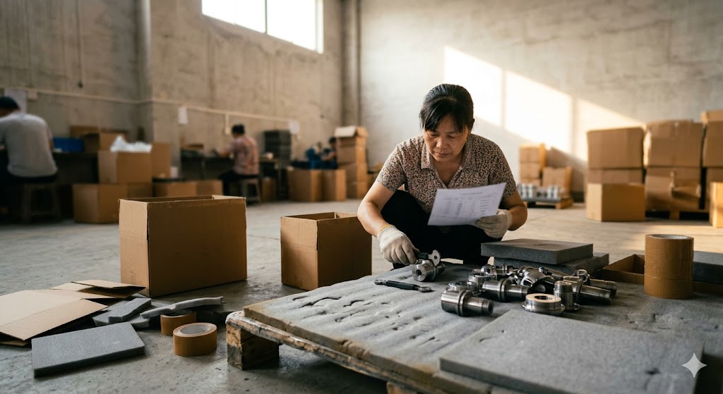 China Parts Pre-Shipment Inspection Quality inspector packaging custom mechanical parts per checklist in China warehouse (ID#2)