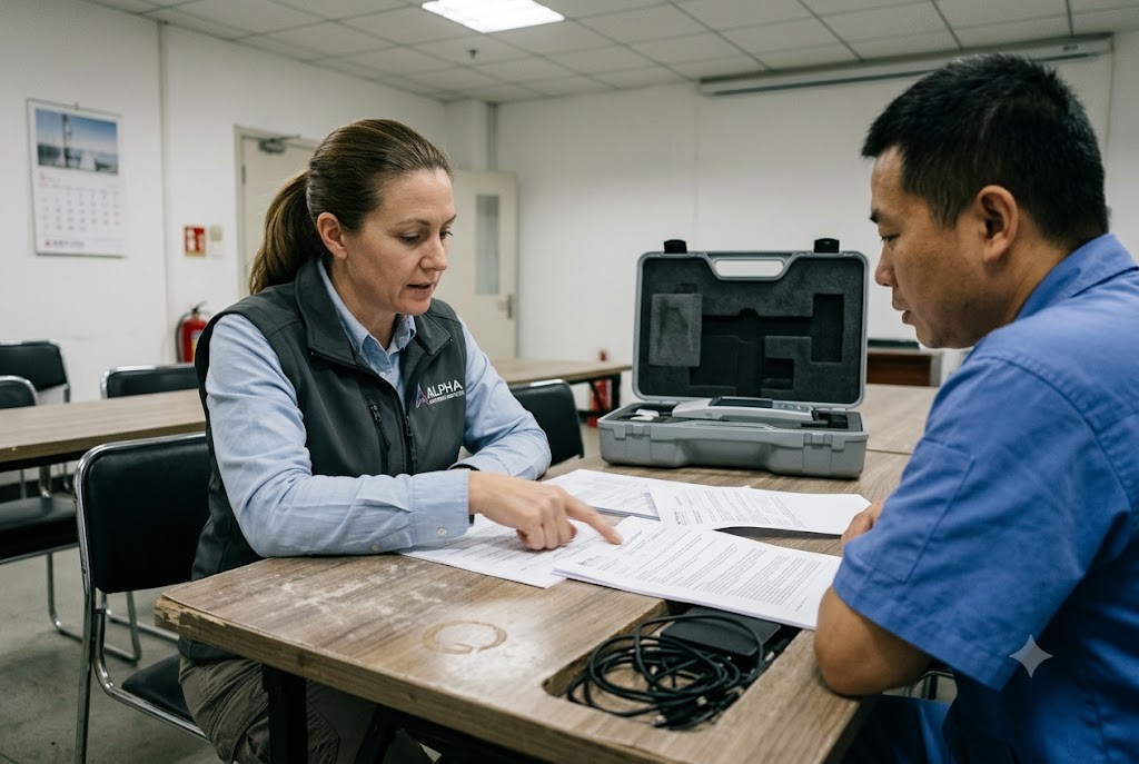 China Factory Supplier Audit Supply chain manager conducting factory audit with manufacturer in China (ID#5)
