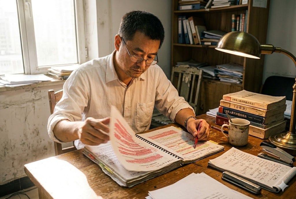 Parts Order Review Luckym supply chain project manager reviewing custom mechanical parts order specifications (ID#3)