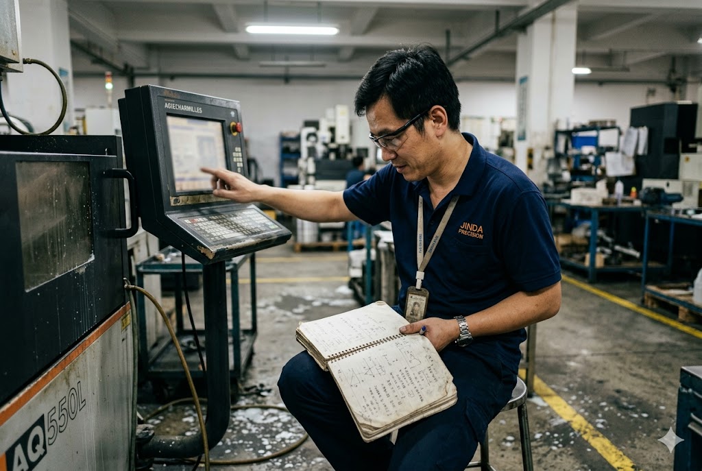CNC Programming Expert CNC engineer programming Agie Charmilles machine with technical drawings (ID#4)