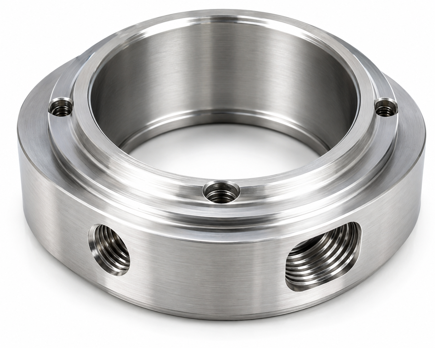 As-machined CNC prototype surface