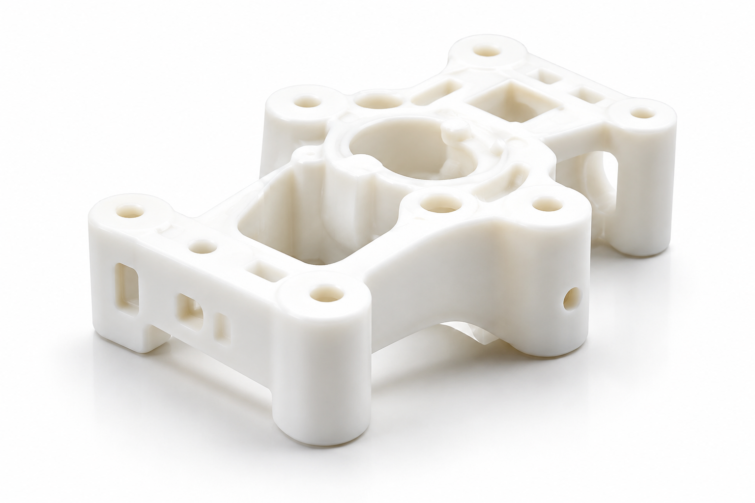 Plastic CNC machined prototype part