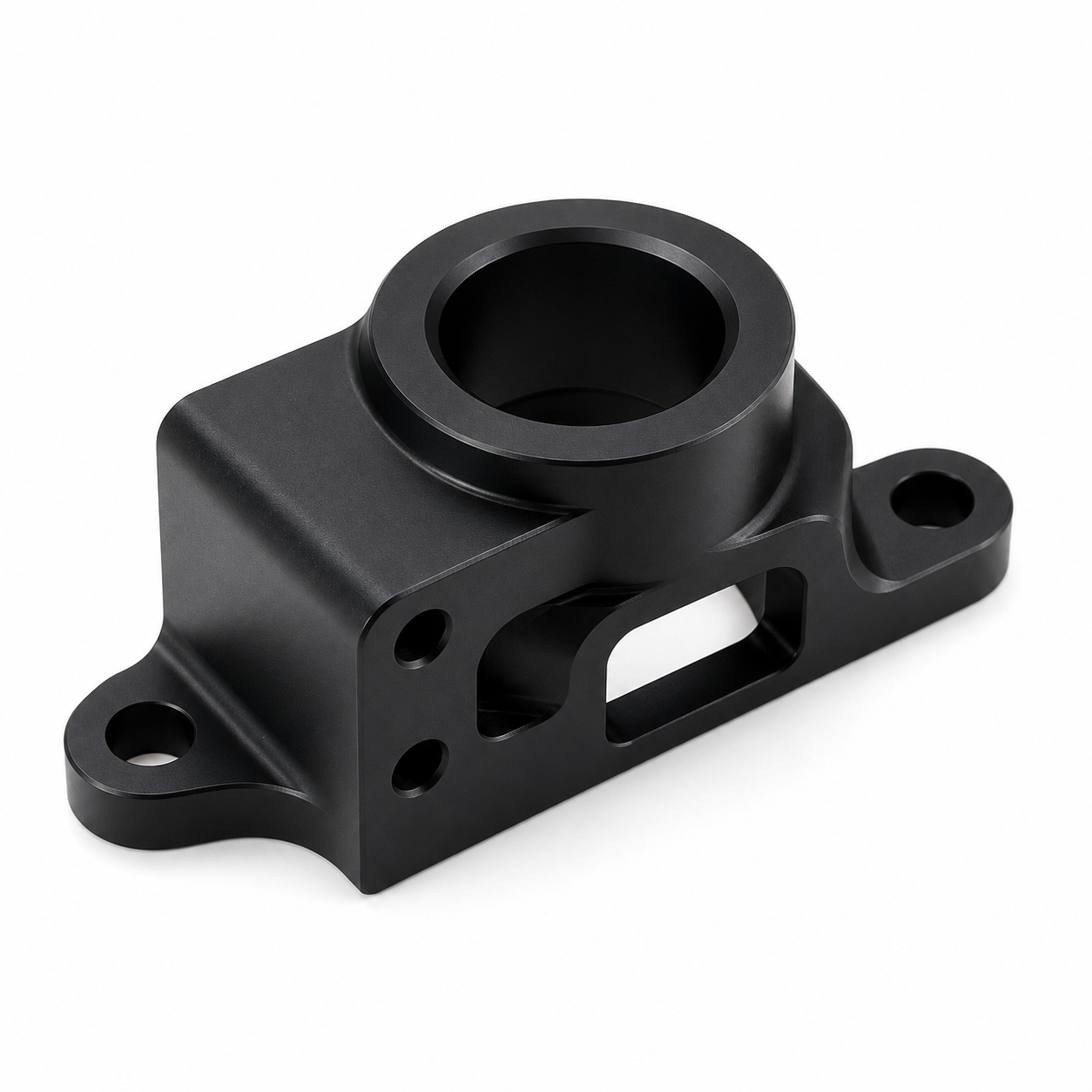 Hard anodized CNC prototype part