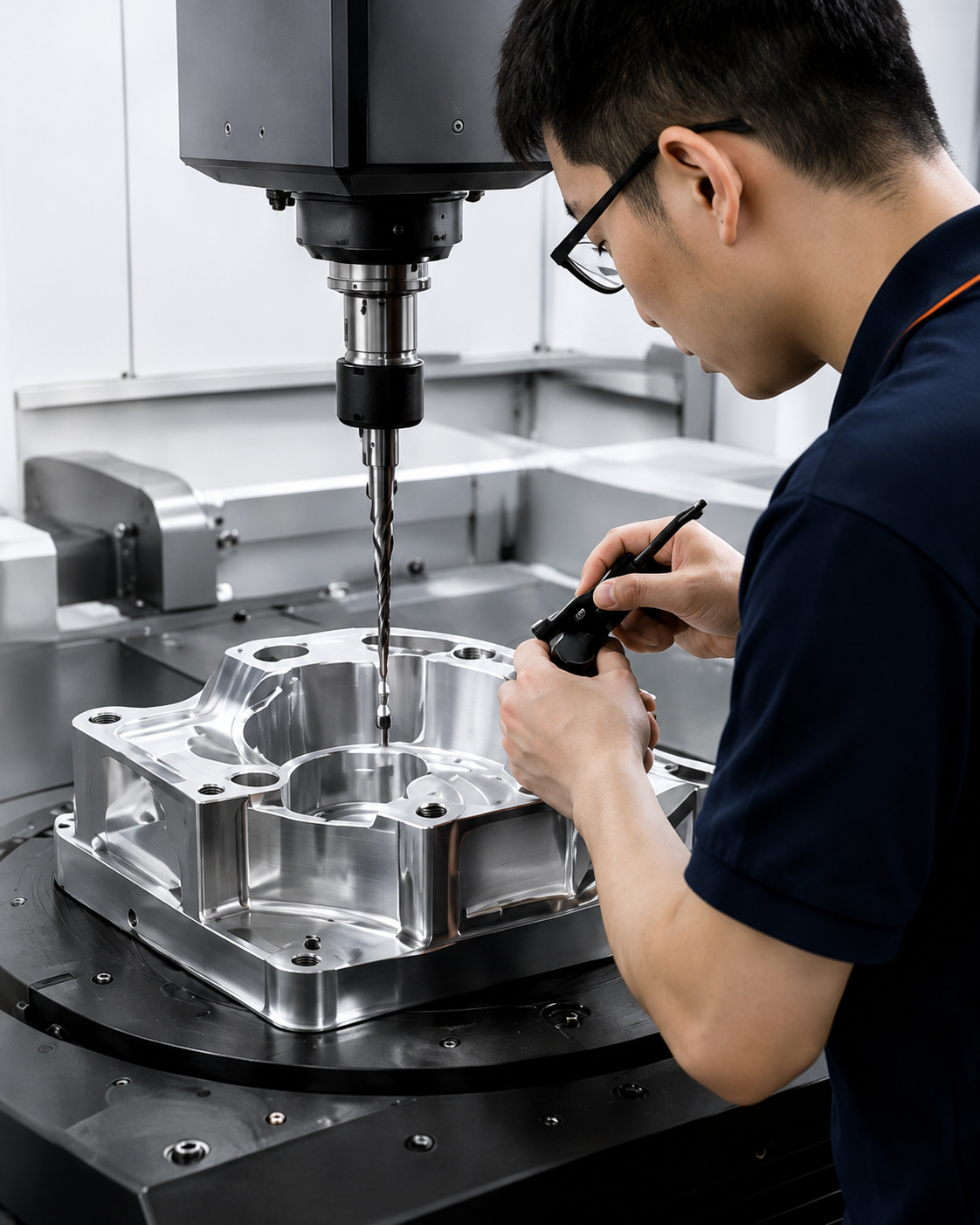 Quality inspection for CNC machined electronic parts